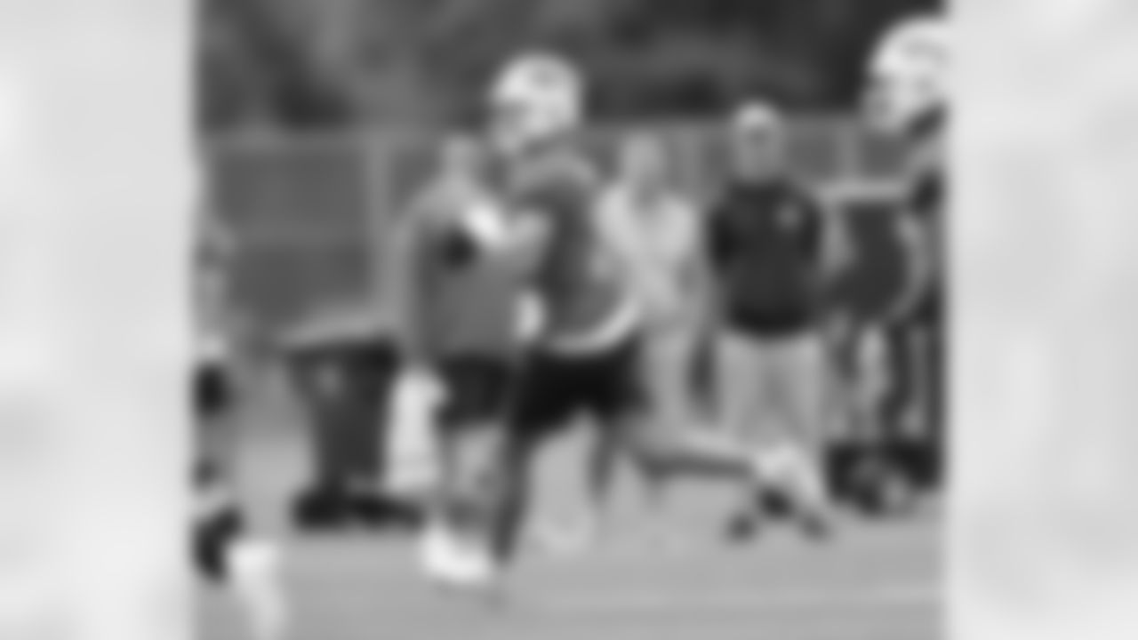 Mitchell Trubisky (11). Buffalo Bills Organized Team Activity, May 28, 2024 at One Bills Drive.