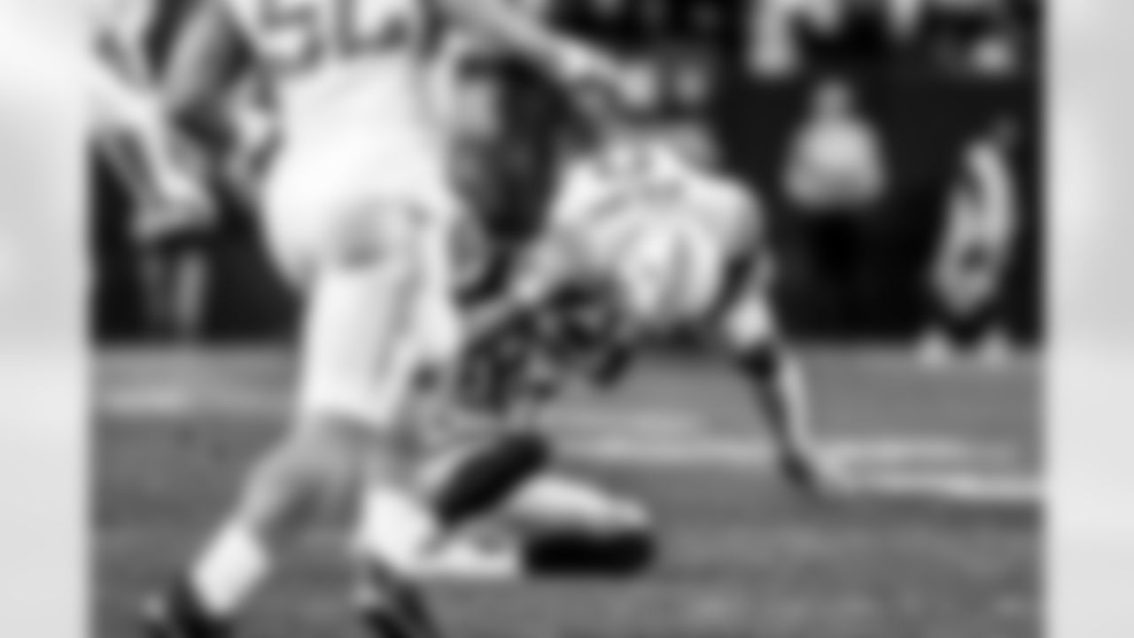 Take a look back at the Chargers Week 18 matchup with the Raiders in monochrome!