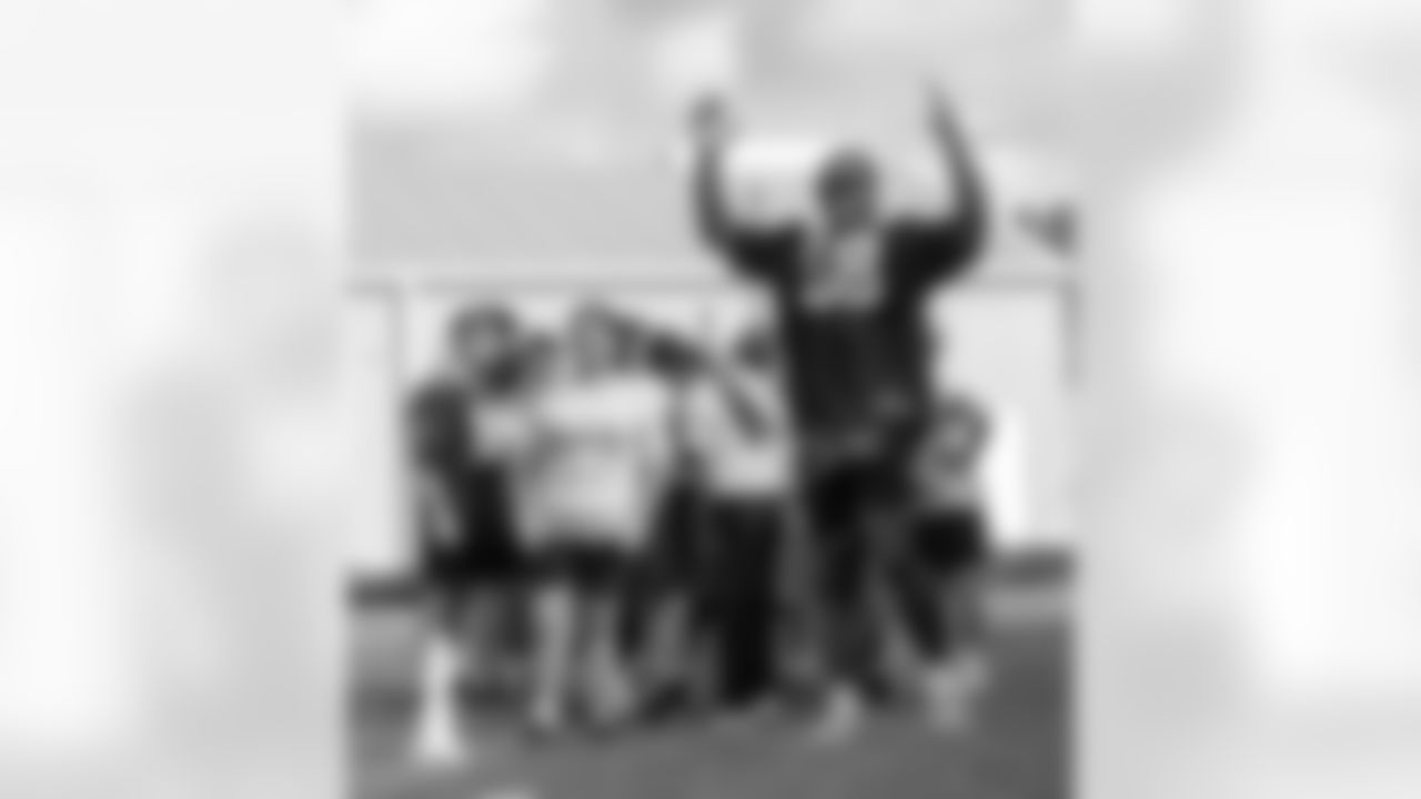 The New Orleans Saints and linebacker Anfernee Orji hosted a Play Football Experience at Visitation of Our Lady School on Tuesday, Sept. 17, 2024.